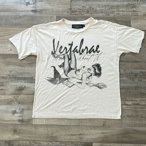 Vertabrae Naked lady tshirt